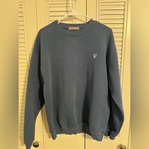 Classic Blue Crewneck Sweater
